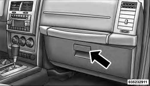 Glove Box Storage Compartment