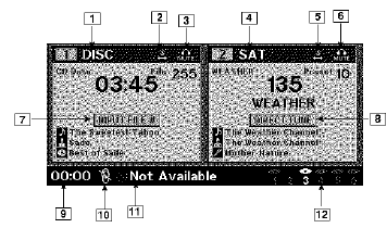 Information Mode Video Screen Display