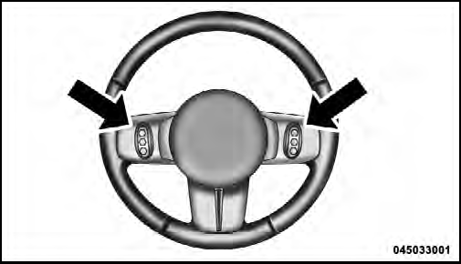 Remote Sound System Controls (Back View Of Steering Wheel)