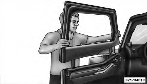 Upper Half Door Window Removal — If Equipped :: Doors :: Things To Know  Before Starting Your Vehicle :: Jeep Wrangler Owner's Manual :: Jeep  Wrangler 