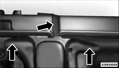 8. Loosely install both knobs beginning with the front knob (long knob). Then,