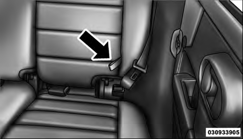 To Fold Down The Rear Seat 60 40 Split Folding Rear Seat Four Door Models Seats Understanding The Features Of Your Vehicle Jeep Wrangler Owner s Manual Jeep Wrangler JeepManuals