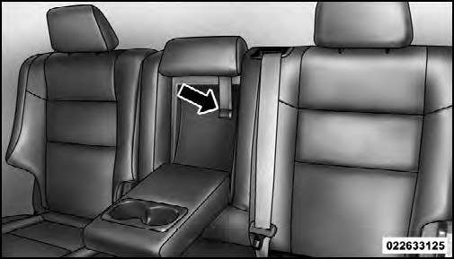 Center Seat Position Arm Rest Tether